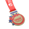 Medallas de acabado milagrosas de oro de San Benito de béisbol de patinaje de natación personalizadas