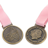 Medalla de grabado de la carrera mundial de maratón de la ciudad de Nueva York de Chicago