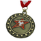 Medalla de oro de esmalte suave de fútbol personalizada antigua