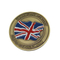 Moneda de desafío de metal de esmalte suave con logotipo personalizado de Inglaterra