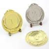 1.a 2.a 3.a medalla deportiva de premio de metal personalizada de recuerdo en blanco