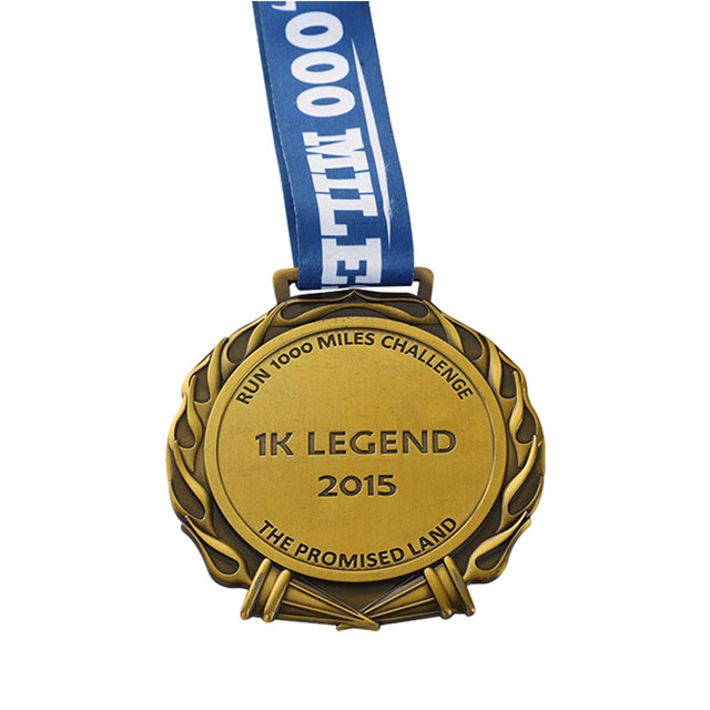 Medalla de carrera personalizada