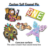 Pin de esmalte suave personalizado
