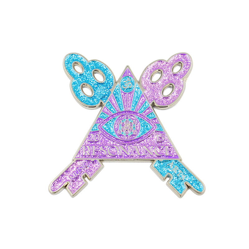 Pin de esmalte de brillo personalizado