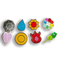Pin de solapa de esmalte duro con pequeña decoración personalizada