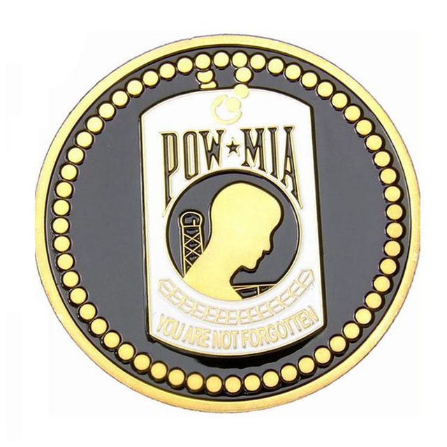 Moneda de plata de metal con esmalte suave American Eagle