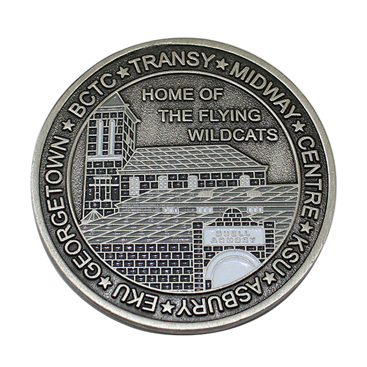 Moneda de metal personalizada con esmalte suave de la Fuerza Aérea