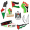 Pin con distintivo de bandera de Palestina de esmalte duro suave