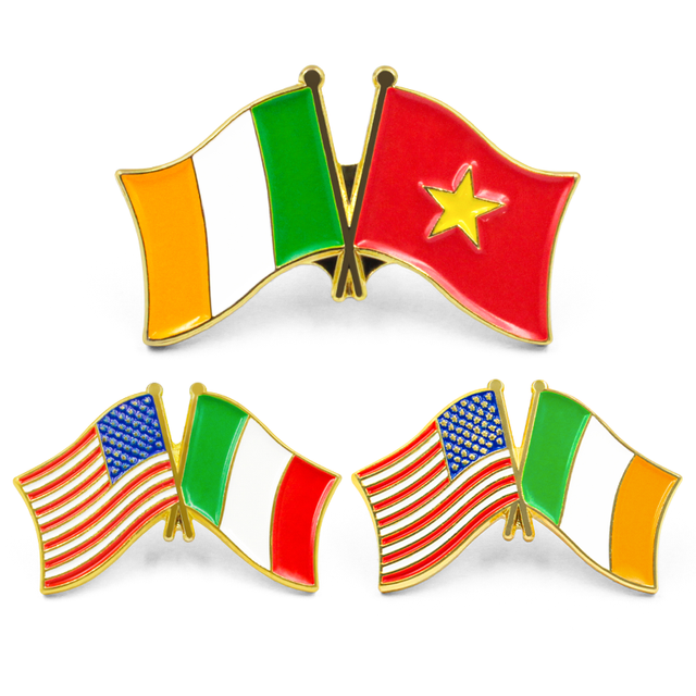 Pin de bandera de esmalte personalizado