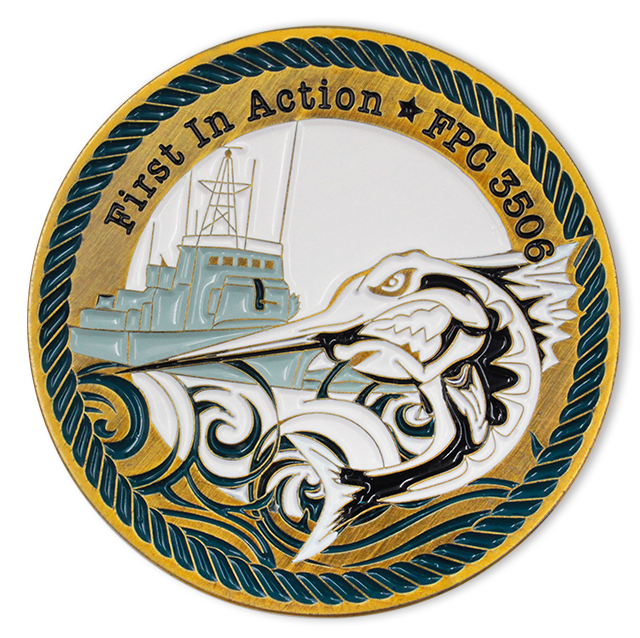 Logotipo personalizado, fabricante de monedas de desafío, aleación de Zinc 3D, colección de esmalte de Metal dorado y plateado, monedas personalizadas
