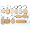 Llaveros de madera de madera cortados con láser con nombre personalizado