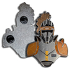Pin de esmalte giratorio de metal personalizado de alta calidad