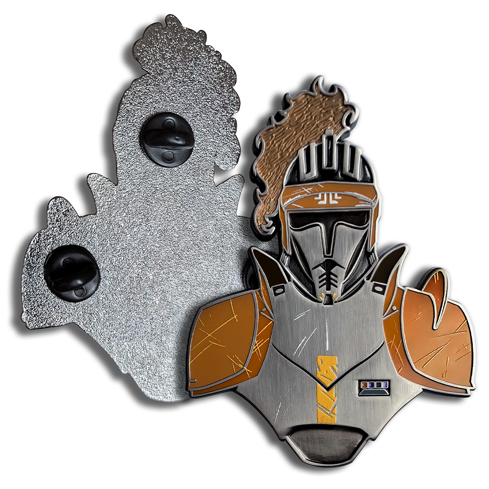 Pin de esmalte giratorio de metal personalizado de alta calidad