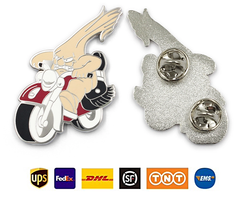 Diseño de muestra de pin de solapa personalizado