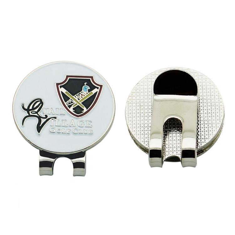 Clip de sombrero de Golf de Metal con logotipo personalizado, Clips magnéticos para sombrero, marcadores de pelota extraíbles duraderos, se fija fácilmente a la gorra, regalos para hombres y mujeres golfistas