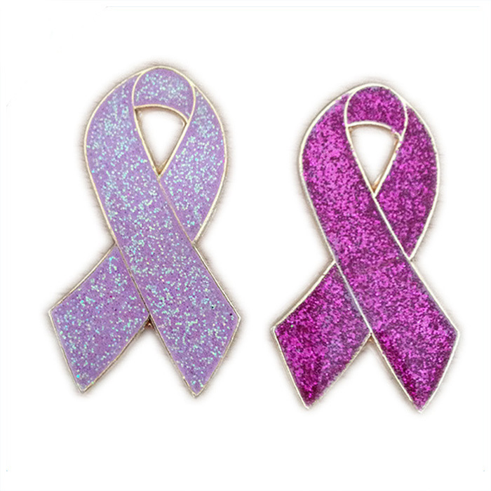 Pin de solapa de cinta de cáncer de esmalte suave con epoxi