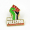 Pin con distintivo de bandera de Palestina de esmalte duro suave