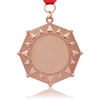 Proveedores de insertos en blanco de bronce personalizados Medalla de metal dorado deportivo personalizada
