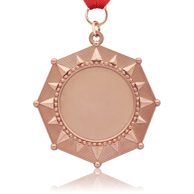 Proveedores de insertos en blanco de bronce personalizados Medalla de metal dorado deportivo personalizada