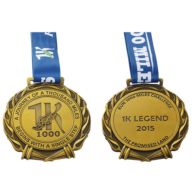 Medalla de carrera personalizada