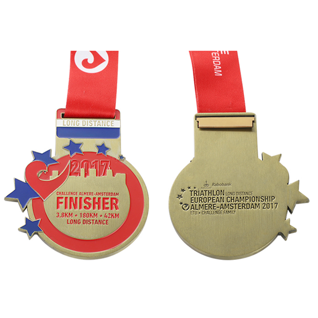 Medallas de acabado milagrosas de oro de San Benito de béisbol de patinaje de natación personalizadas