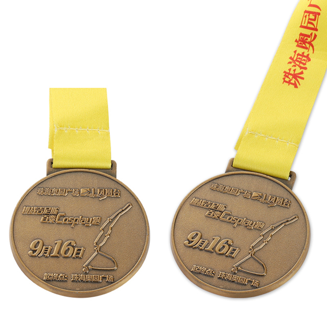 Medalla personalizada a la mejor media maratón Majors de Los Ángeles Steamtown de Los Ángeles