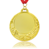 Medalla en blanco personalizada, barata, personalizada, para deportes 3D, venta al por mayor de oro 