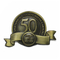 Pin de solapa de metal antiguo de aniversario 3D