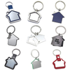 Llaveros personalizados de metal con forma de casa personalizada