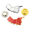 Insignia magnética del Pin del mapa de la bandera de Omán del esmalte suave por encargo
