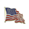 Pin de solapa de bandera de Estados Unidos de metal personalizado promocional
