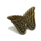 Pin de solapa con forma de ala 3D en oro antiguo
