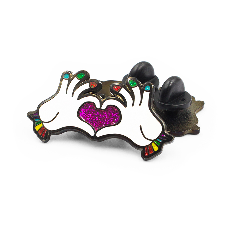 Pin de esmalte de brillo personalizado