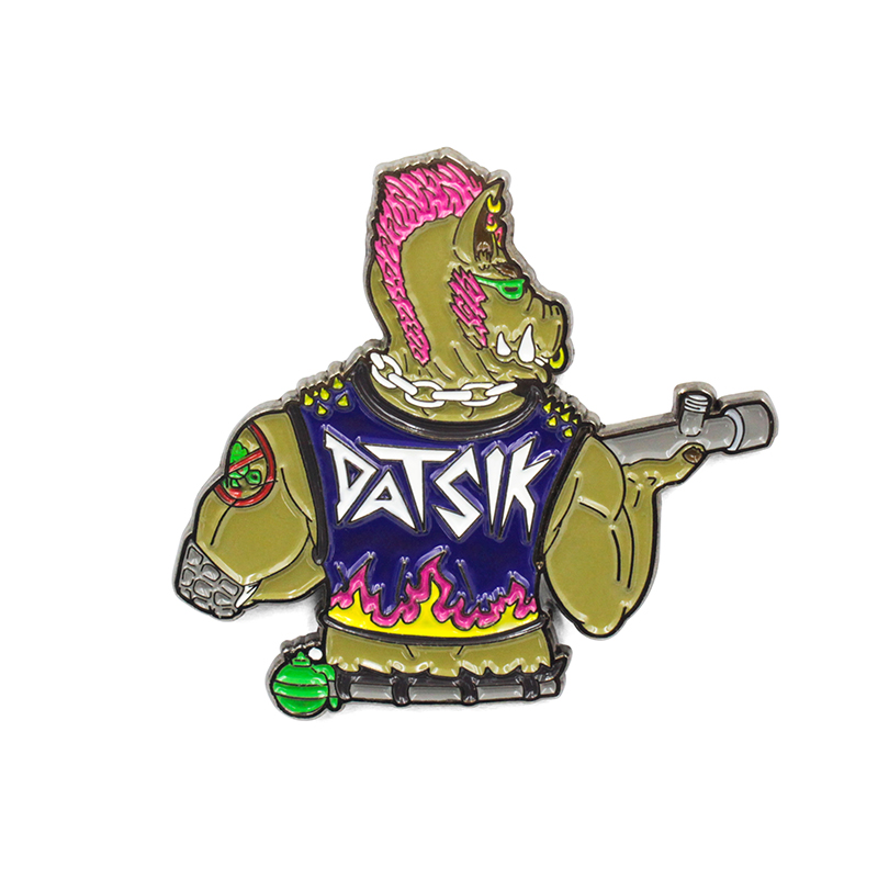 Insignia de Pin de solapa de esmalte de dibujos animados duro suave personalizado