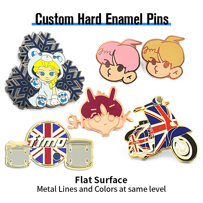 Pin de esmalte duro personalizado