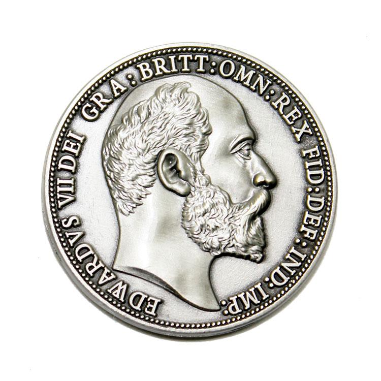 Moneda de desafío de metal personalizada con efigie 3D de recuerdo
