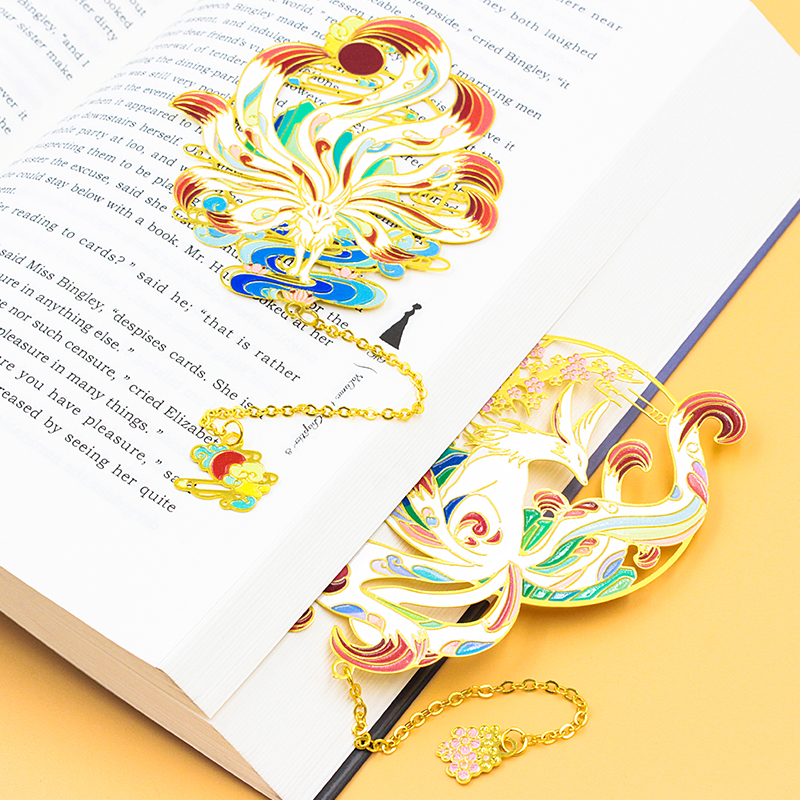Bonitos marcadores de metal, lindos regalos de cumpleaños, marcadores de libros de anime para marcadores personalizados, marcadores de metal personalizados