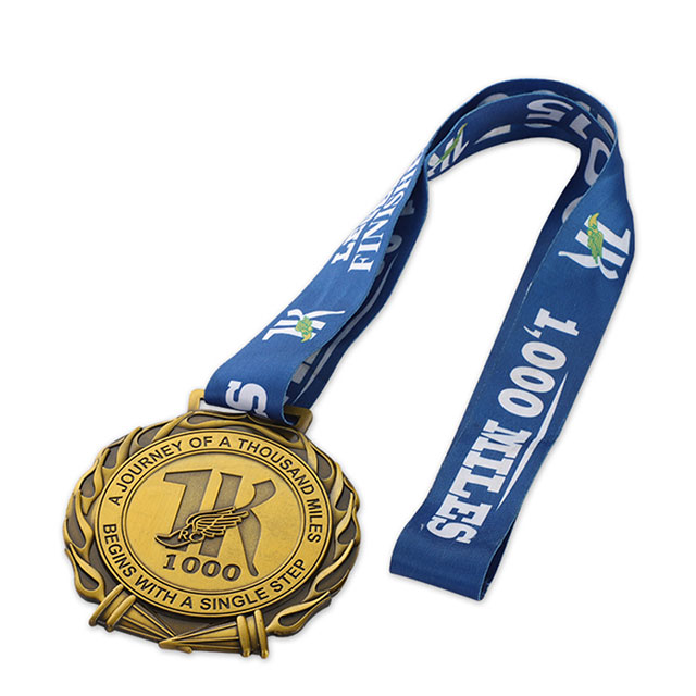 Medalla de carrera personalizada