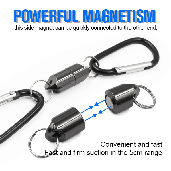 Llavero magnético de liberación rápida de pareja fuerte personalizado 