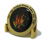 Moneda de oro de metal de Navidad de esmalte suave de cristal personalizado